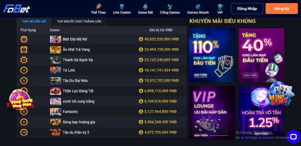 Chương Trình VIP Độc Quyền qu88